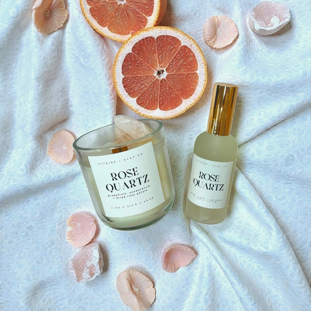 Crystal Candle + Spray Bundle