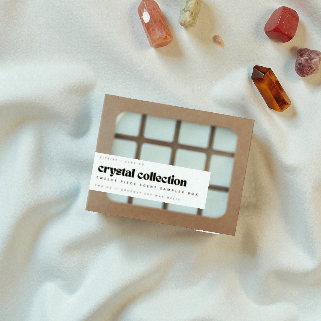 Crystal + Birthstone Wax Sampler Box