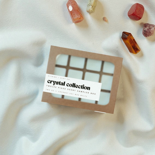 Crystal + Birthstone Wax Sampler Box