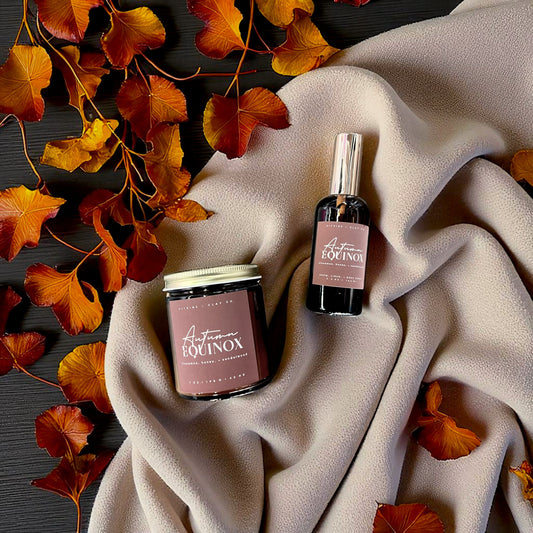 Autumn Candle + Spray Bundle